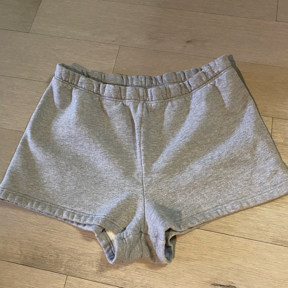 TNA Cozy Fleece-Lined Gray Shorts